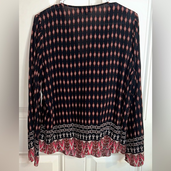 HALEBOB V Neck long sleeve blouse size Large - Picture 12 of 14
